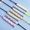 6Pcs Non-Slip Badminton Racket Handle Grip Gradient Overgrip Tape Winding Tennis Racket Rubber Grip Racquet Supplies Sports