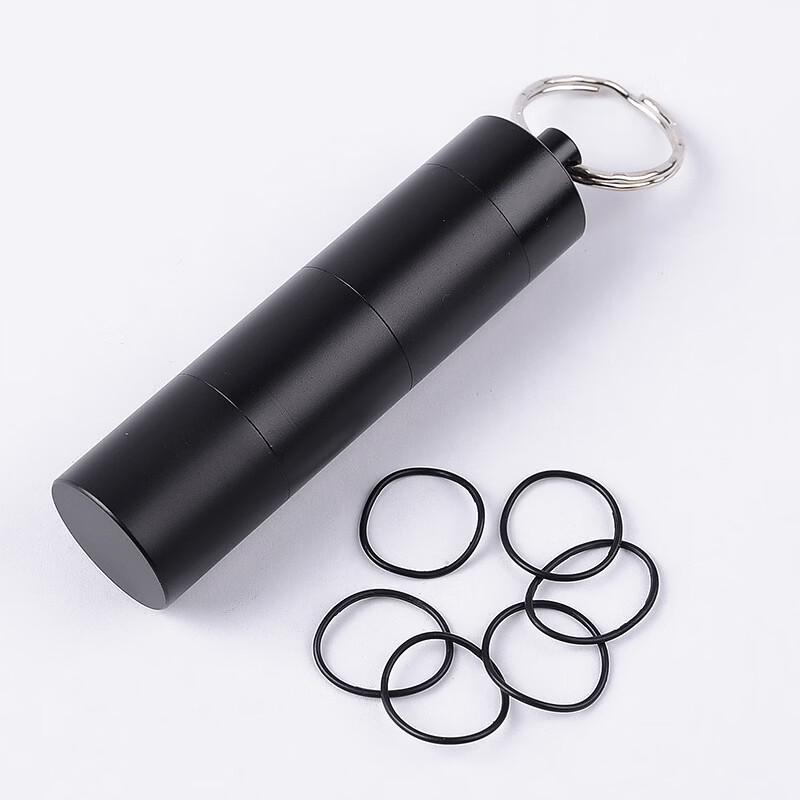 ZISIZ Portable Aluminum Multi-Compartment Pill Organizer