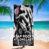ASAP Rocky Rap Singer Beach Towel Cartoon Cute Summer Kids Large Bath Pool Beach Towel Microfiber Absorbent For Swimming Travel