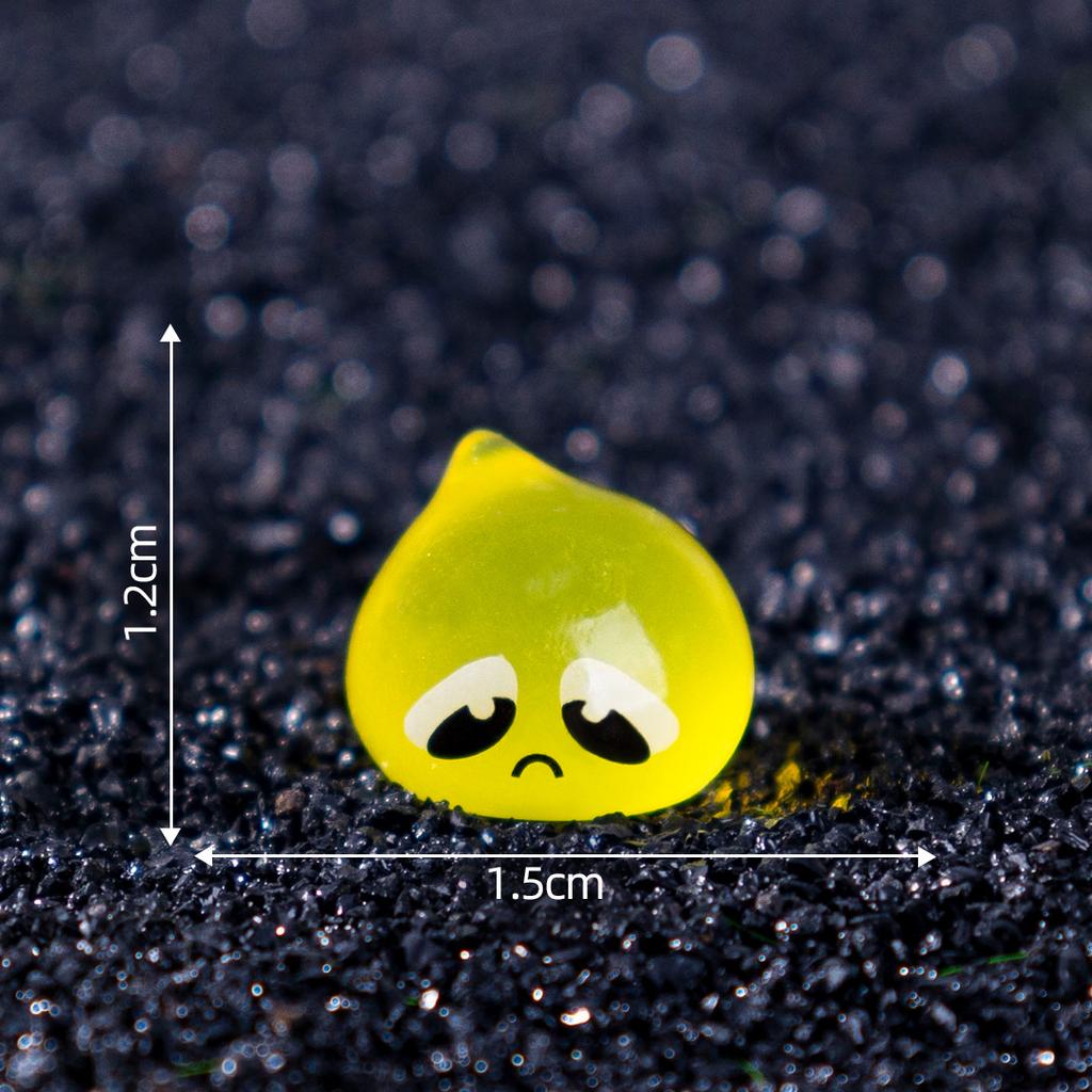 Outdoor Courtyard Gardening Decoration Luminous Water Drop Elf Diy Decoration Accessories Mini Car Desktop Small Ornaments