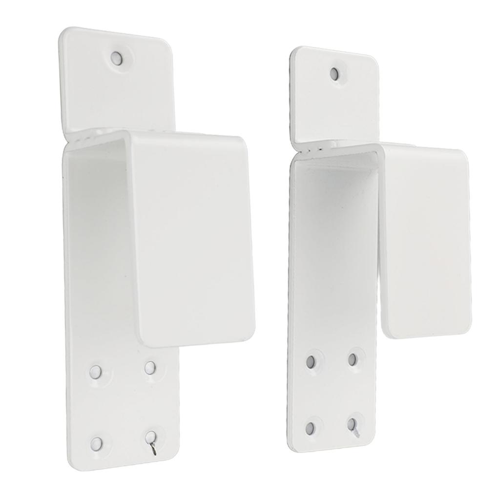 2 STK Dørbarrikadebraketter Åpen stangholder Karbonstål Enkel installasjon U-brakett for garasje