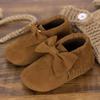 Infant Princess Tassel Walking Shoes - Soft Sole PU for 0-1 Year Olds