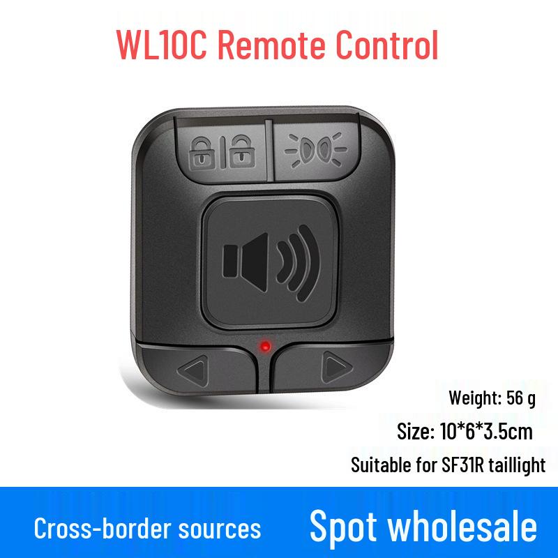 SF31R Waterproof Taillight: Cross-Border Brake Sensor, Remote-Controlled, Energy-Saving, Anti-Theft Alarm, Rechargeable for Bicycles