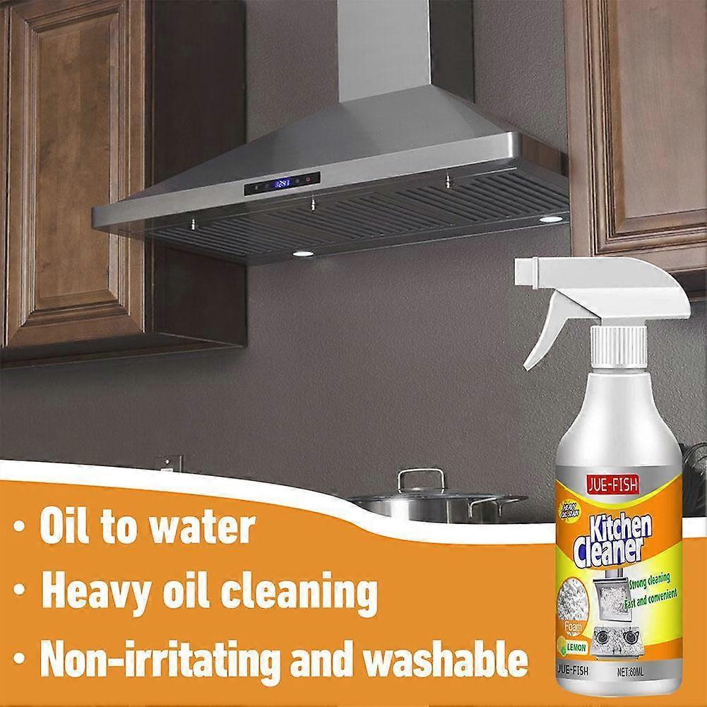 Kitchen Cleaner Spray Foam Grease Degreaser Remove Agent Oil 1-3Pc D