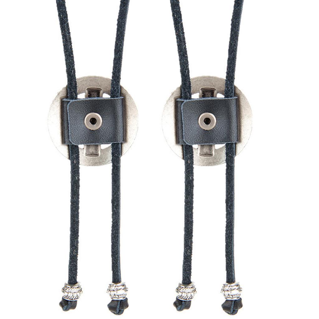 Vintage Western Cowboy Bolo Tie Cross Pendant Necktie Punk Necklace Costume Accessory American Bolo Tie Western