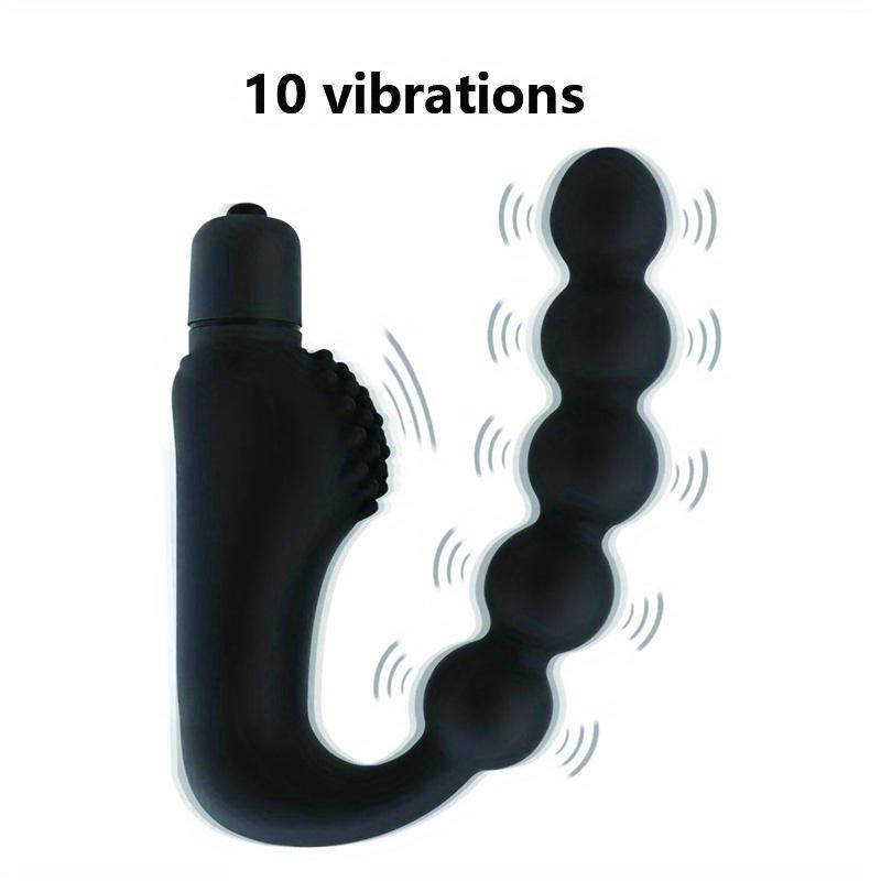 Sex Toy Vibrator Prostate Massage Male Sex Tool Anal Plug 10-speed Motor Bullet Stimulation Anal Silicone adult Sex Toy