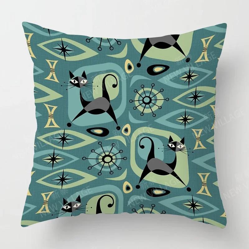 Nordic Fall Home Decor Autumn Throw Pillow Case Sofa Cushion Cover Modern 45x45cm 45*45 50x50 60x60cm 40*40 40x40 Geometry 60*60