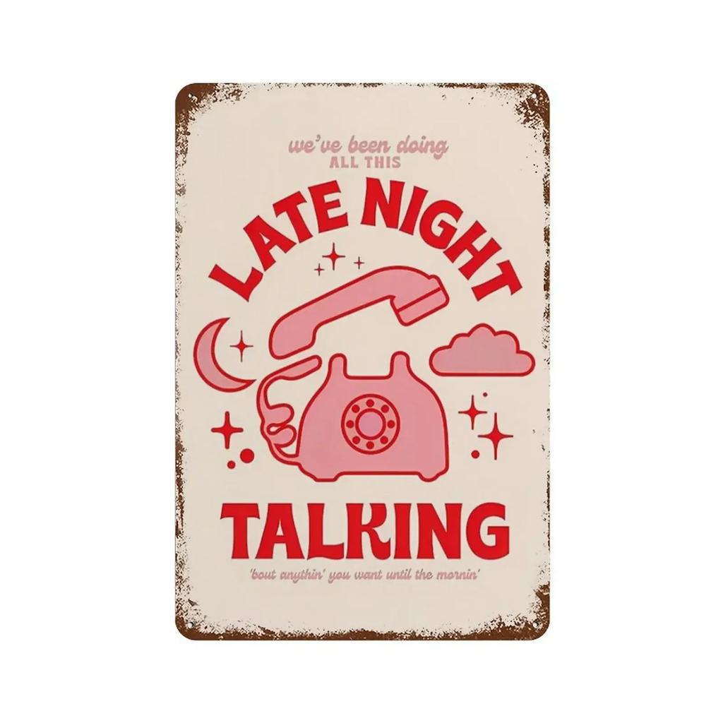 Harris Styles Liedtexte Metal Sings Kunstposter Tageslicht Feine Linie Album Blechschild Musik Sänger Heimbar Wand Moderne Ästhetik