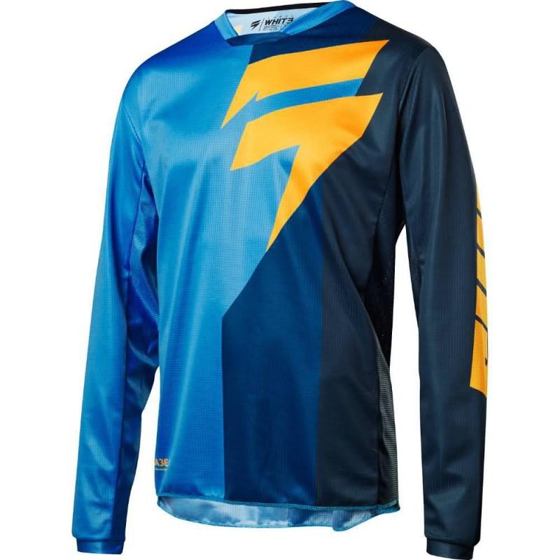 Unisex Retro Athletic Cycling Jersey Quick-Dry Loose Long Sleeve T-Shirt Mountain Bike Downhill Outdoor Sports