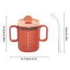 Adult Sippy Cup with Lid and Straw Plastic Mug Drinking Cup Disabled Elderly Spill Proof Dysphagia Cup Parkinsons Aids Living