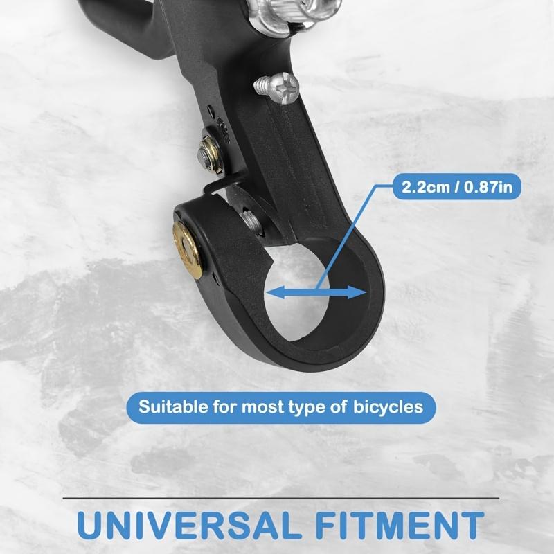 Durable 3-Finger Stainless Steel Bicycle Brake Lever Universal Mountain Road Bike Pads