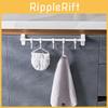 Multi Ceiling Mount Hook Rack No Drill Removable Storage For Compact Kitchens
