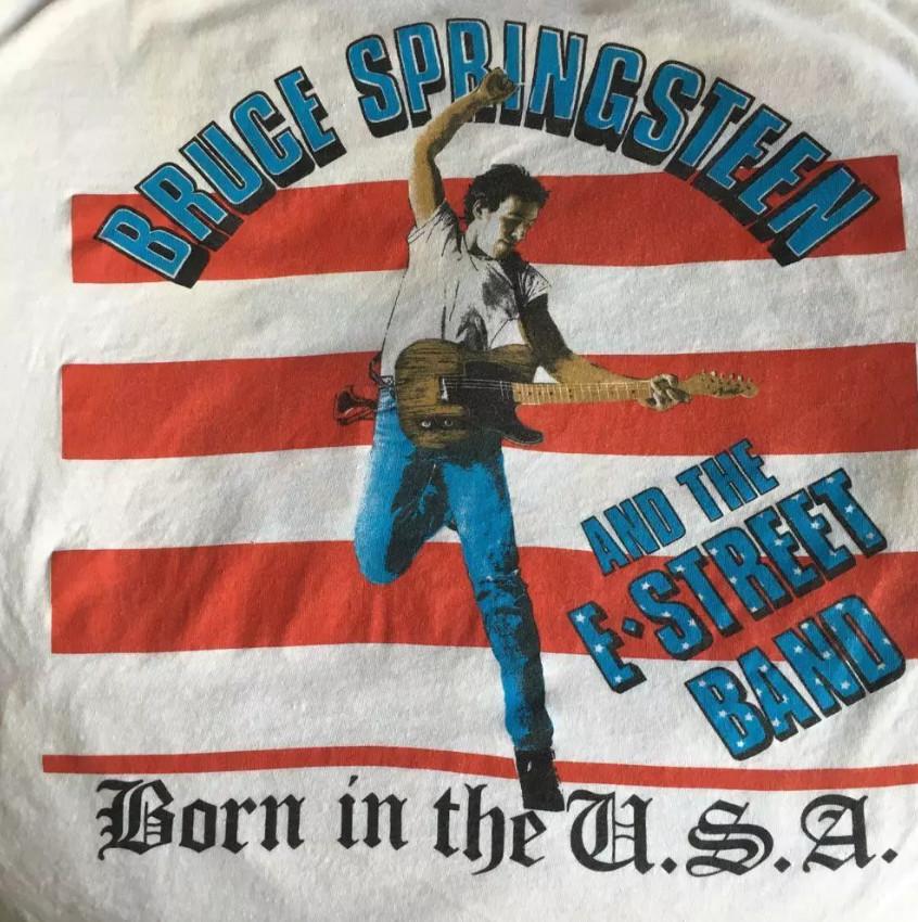 

VTG Bruce Springsteen T-shirt Tee Short Sleeve Full Size S to 5XL Unisex T-Shirt XXXL
