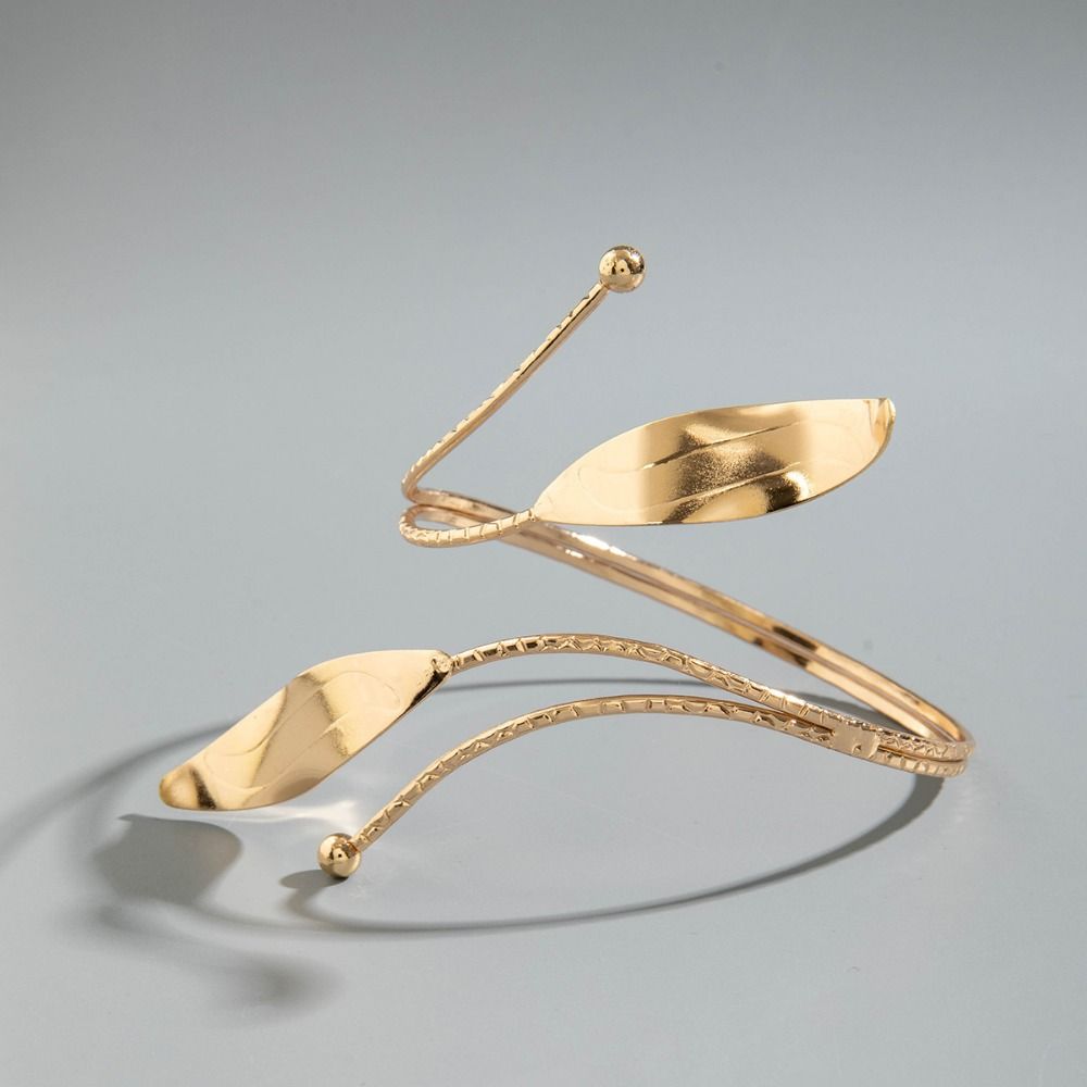 Spiral Metall Seestern Offene Armreifen Verstellbarer Armschmuck Damen Armband Anziehen