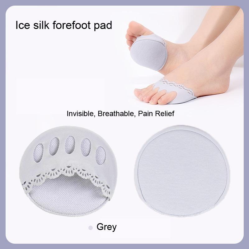 High Heels Half Shoes Insoles Five Toes Forefoot Pads for Women Calluses Corns Foot Pain Care Cushions Invisible Socks Inserts