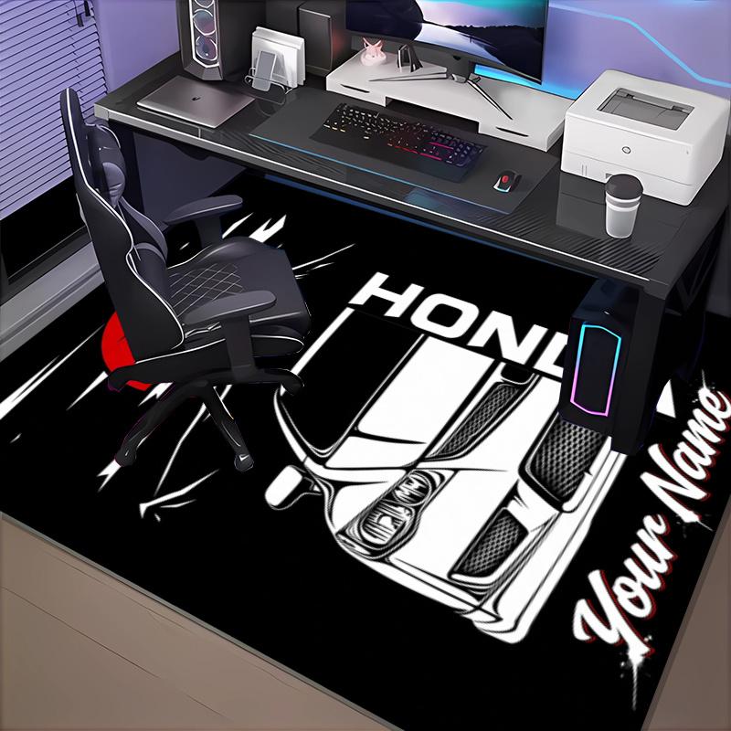 Custom Name Hyun-dai Motor Rug Office Rug, Indoor Rug, Chair Rug, Living Rooms, Doormat Game Rug Home Decor Birthday Christmas Gifts