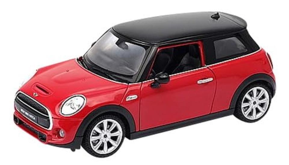 Kyosho WELLY Mini Hatch S 2014 Red WE24058R1 1/24 (Finished Model)