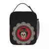 Mexican Skull Woman Insulated Lunch Bag for Women Kids Leakproof Food Boxes Thermal Lunch Box Tote