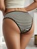 Women's Printed Thong Breathable Stretchy Intimates Panties