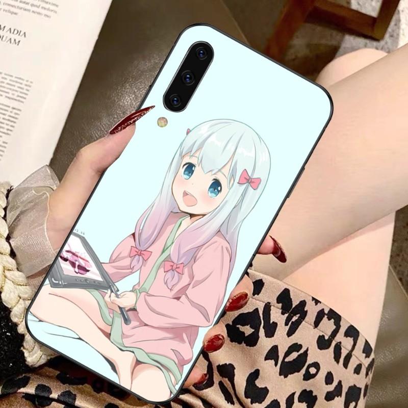 Eromanga Sensei Manga Anime Phone Case For Samsung A91 A81 A73 A72 A71 A30S A20 A12 A13 A52 A53 4G 5G Soft Black Phone Cover
