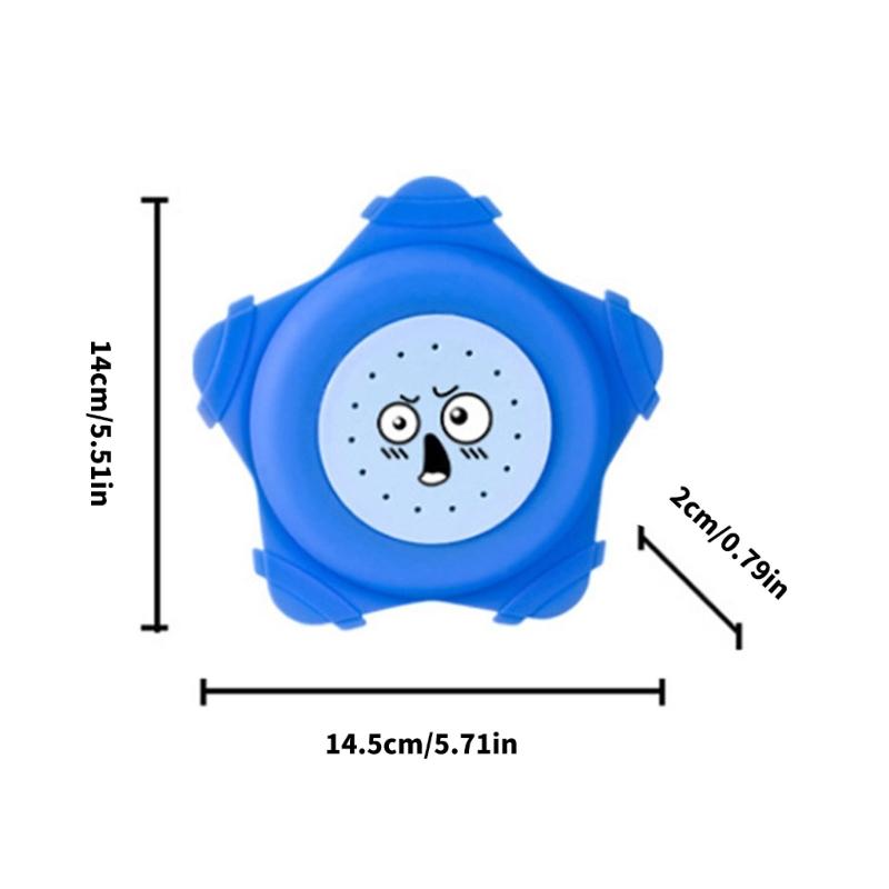Flexible Squeeze Throwing Flying Disc Outdoor Water Toy For Family Fun Safe Silicone Material Kids Beach Activity