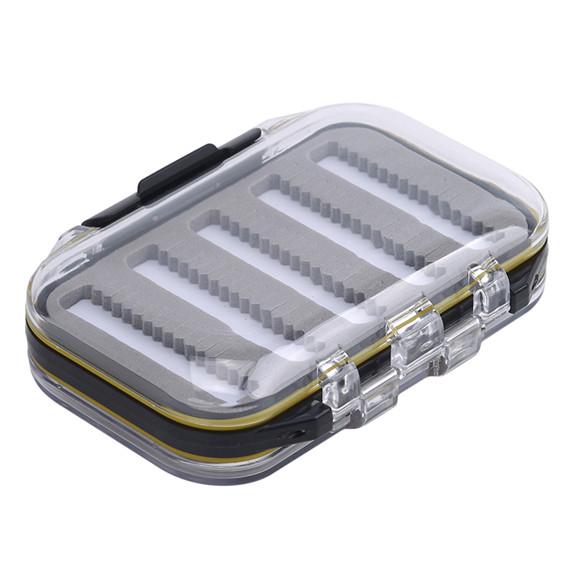Double Sided Waterproof Pocket Fly Fishing Box Slipped Foam Insert