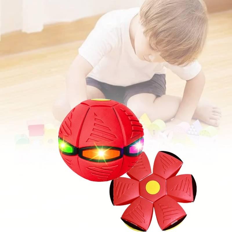 Colorful Glow In The Dark Flying Saucer Bouncy Ball For Indoor Outdoor Fun Toys