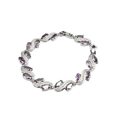 2026 Fashion Sparkling Diamond Zircon Bracelet Temperament Versatile Jewelry Simple Crystal Bracelet Jewelry Jewelry