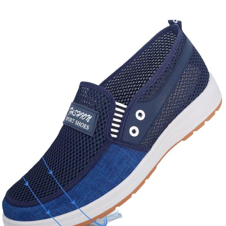Summer Sports Shoes Men's Breathable Mesh Shoes Hole Shoes Casual Mesh Shoes Work Shoes Cloth Shoes Men's Sandals Men's Trendy