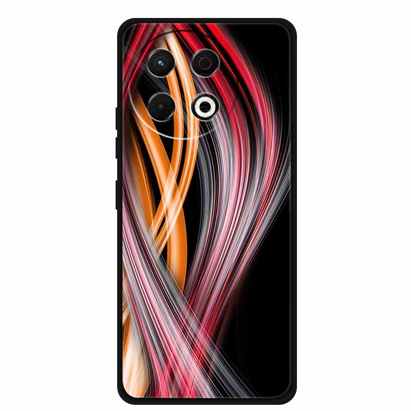 For Tecno Spark 30 Pro Phone Case 30Pro Coque Black Silicone Soft Back Cover Case For Tecno Spark30 Pro 4G Case Protective Shell