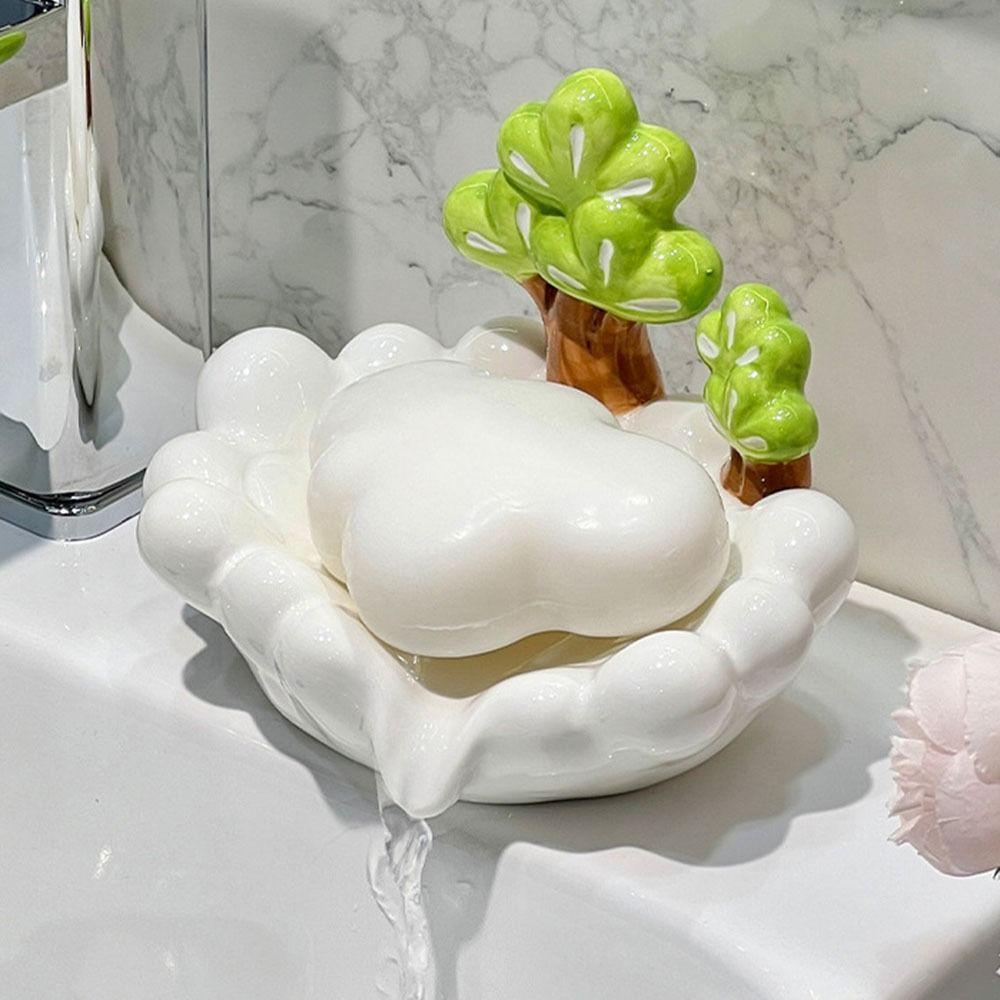 Portable Soap Draining Container Self Draining Soap Dish Tray Soap Dish Holder  Home Decor