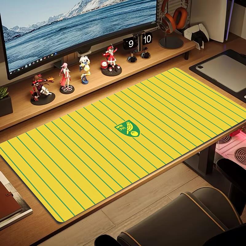 Norwich City Football Club Mouse Pad Large Gaming Table Cushion Non-slip Laptop Tablet Big Mousepad XXL Mat Mini PC Playmat With Lock Edge_xia