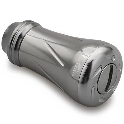 HEIGHTEN 19mm Reel Handle Knob 6.8g For Shimano Daiwa General Use (Shimano Type A) (Daiwa Type S) New Pillar Series (Gunmetal) (876)