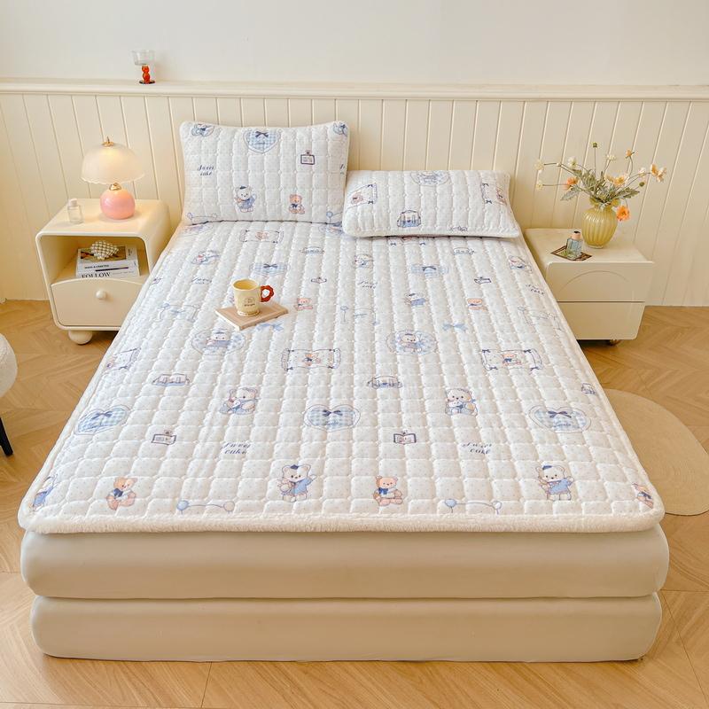 Mei Yun Ge Milk Velvet Thickened Cotton Mattress Bed Pads