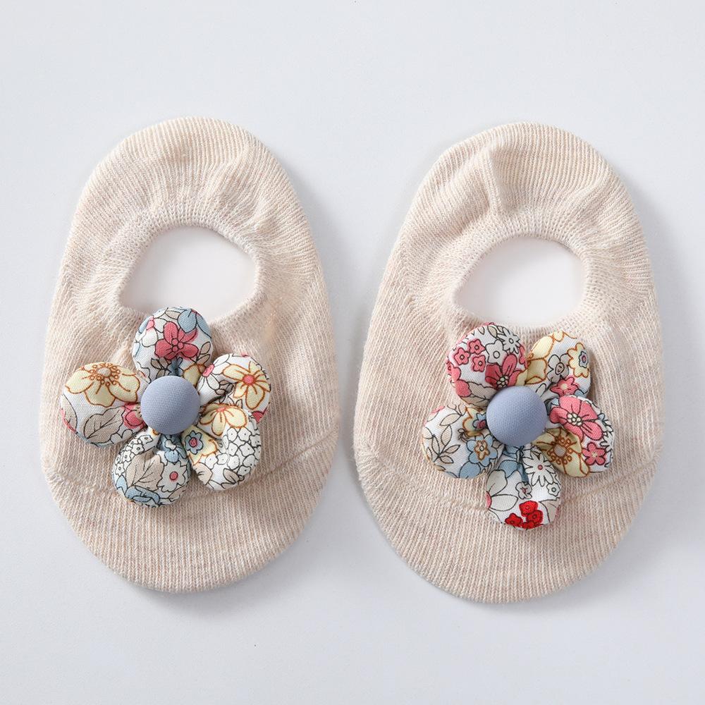 New Little Flower Butterfly Baby Socks Spanish English Style Baby Socks INS Princess Socks Boat Socks Floor Socks