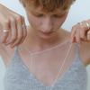 leeENoir Snowflake Texture Necklace
