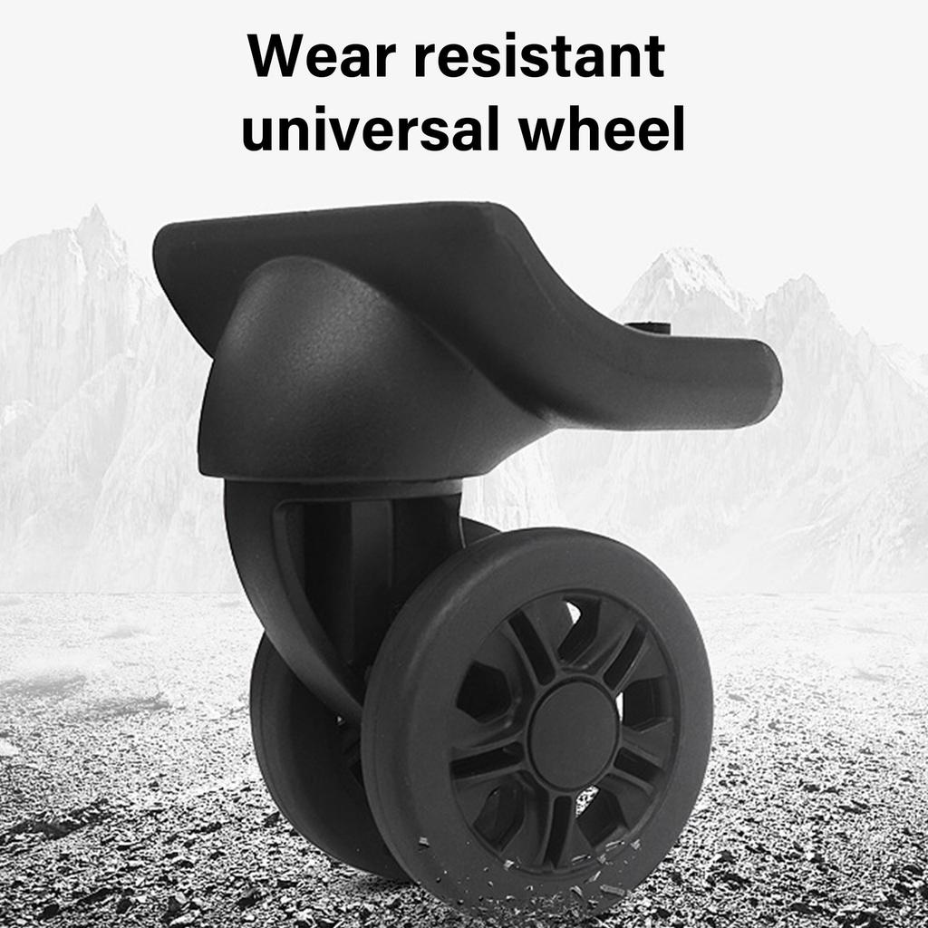 4pcs Luggage Replacement Wheels Universal Suitcase Spinner Accessories for Easy Installation and Smooth Travel