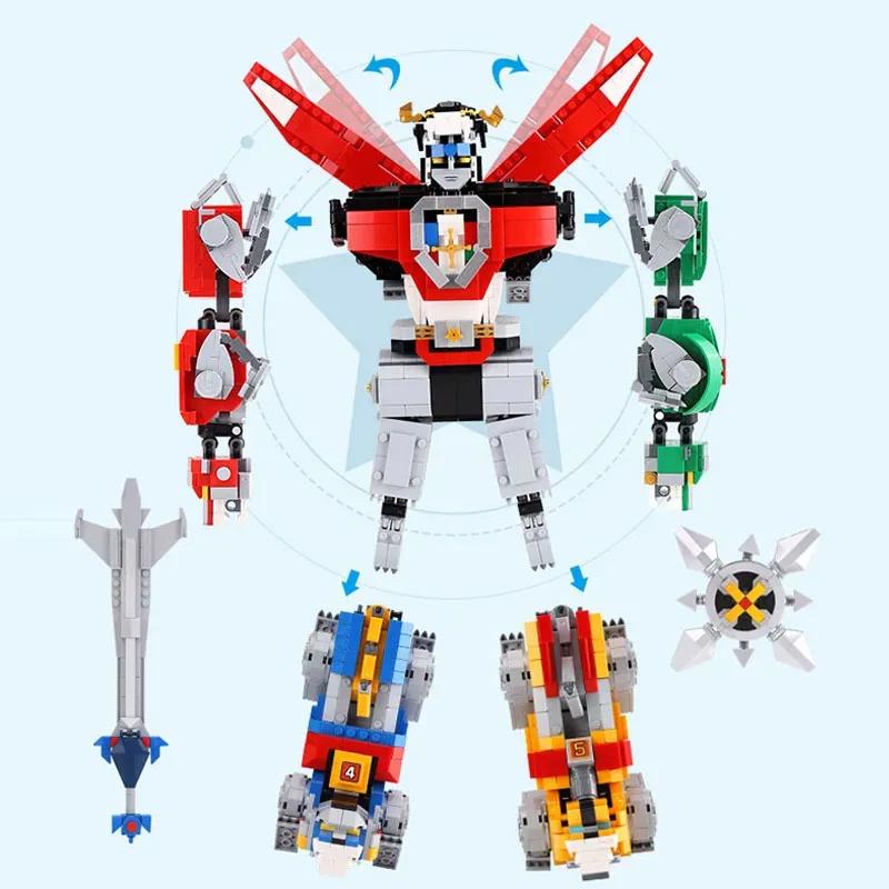 2334Pcs Ideas Voltron Defender of The Universe Model Education Model Building Block Christmas Gifts For Children