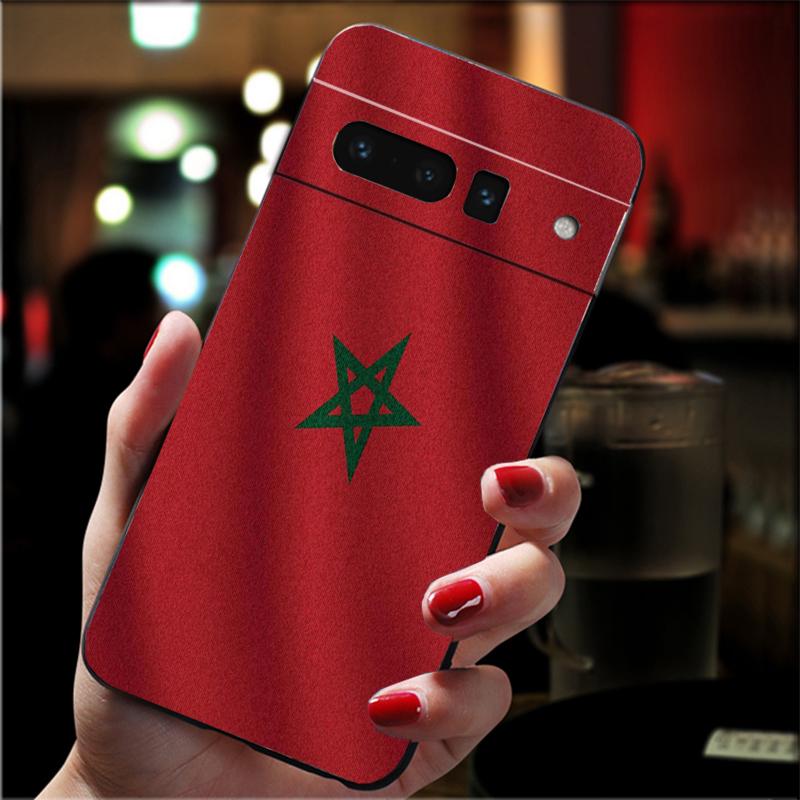 

Phone Case For Google Pixel 10 Pro 9 Pro XL 9A 8 7 6 Pro Pixel 8A 7A 6A Pixel 8 7 6 5 Morocco Flag Passport Google Pixel 5