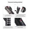 Portable Security Tsa Customs Lock Overseas Customs Clearance Trolley Luggage Suitcase Backpack Password Padlock Steel Cable