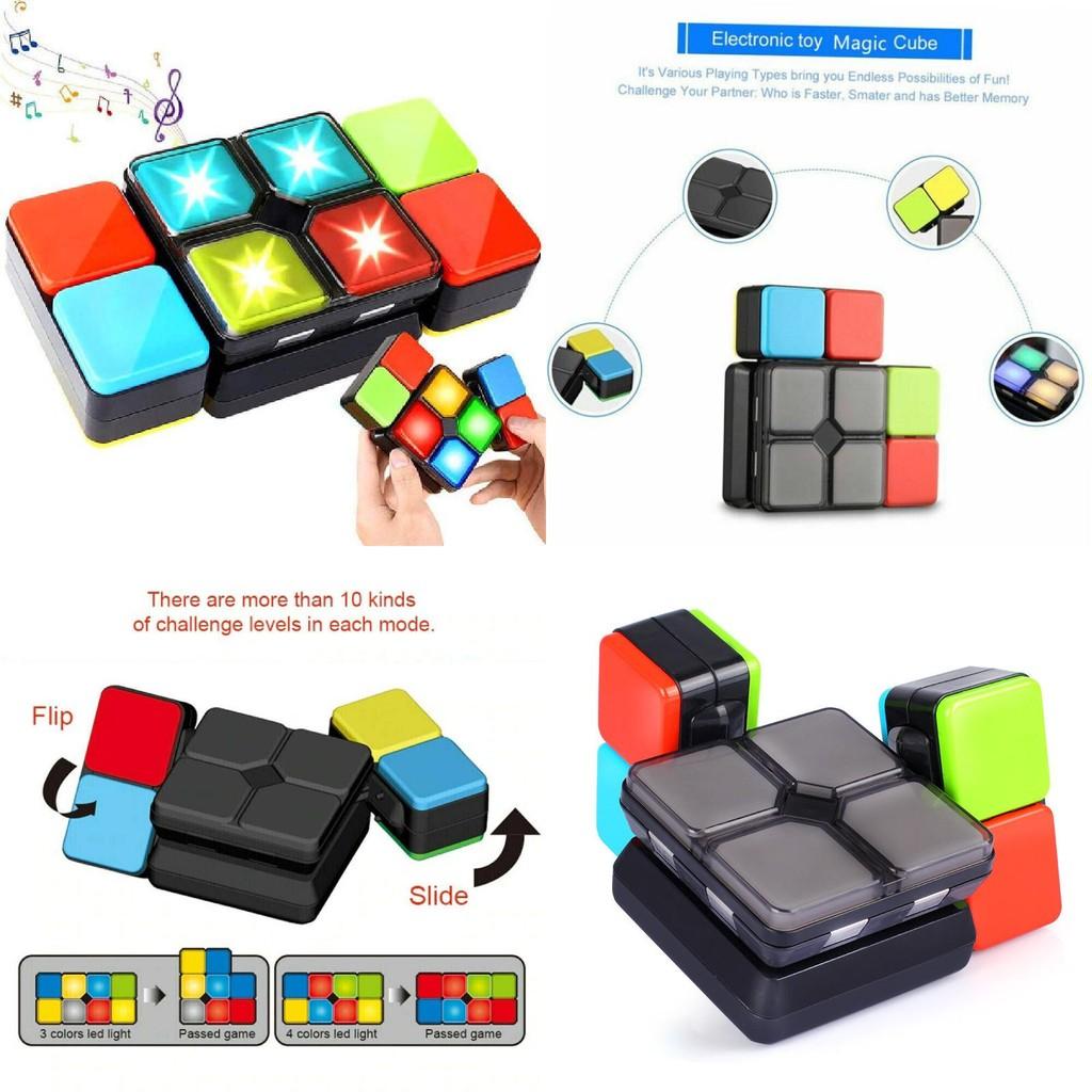 Bunter musikalischer Zauberwürfel interaktive Spielmaschine für Familienspaß und Stressabbau