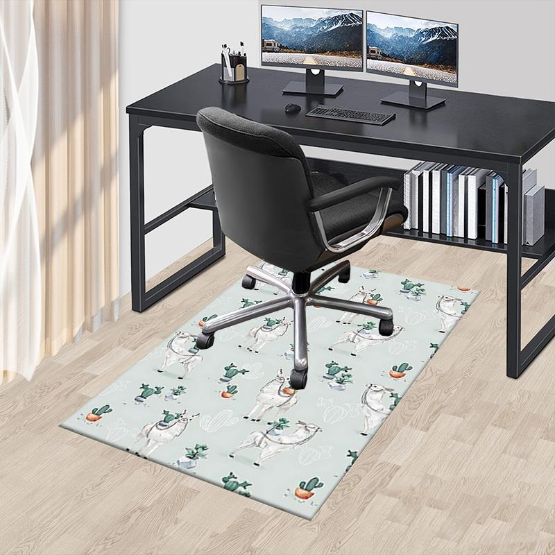 1PC Llama Cactus Extra Large Non Slip Floor carpet, Office, family, Studio   Large Area Rug Indoor Rugs, Bold Statement Piece