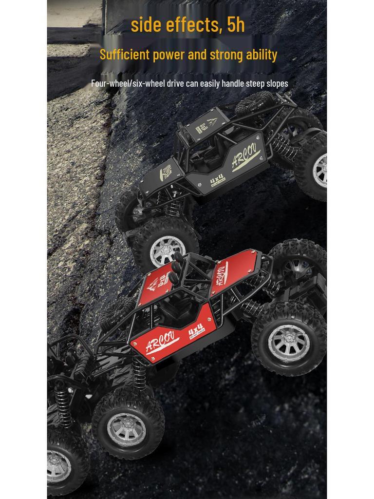 XL Remote Control Drifting Off-Road Vehicle: 4WD Climbing & High-Speed Rechargeable Toy Car