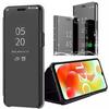 Case - Xiaomi - Redmi 12C/11A - Mirror Effect - Translucent Window - Black