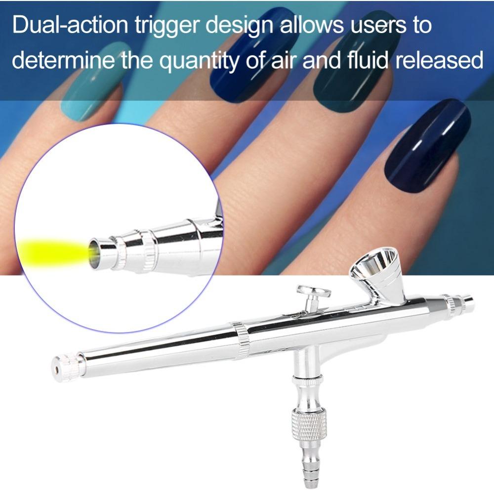 2Cc Fluid Cup Capacity Double-Action Airbrush  Multiscene Paint Spraying Use