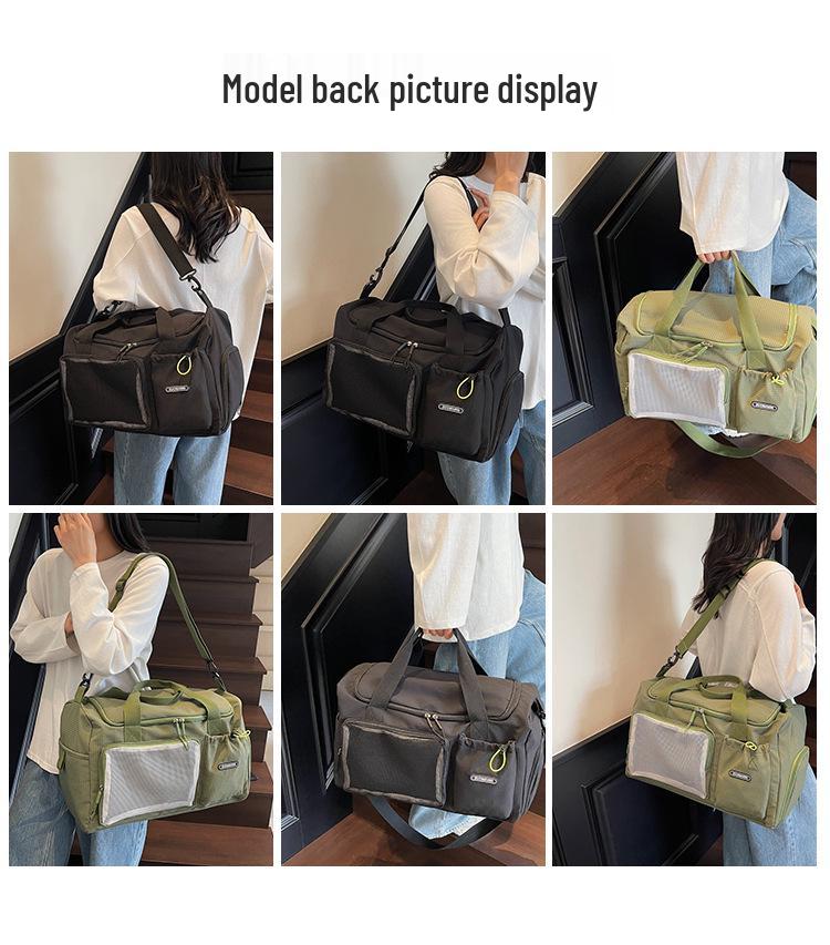 Damska Lekka Torba Fitness o Dużej Pojemności - Separacja Mokra/Sucha na Pływanie, Sporty i Krótkie Wyjazdy