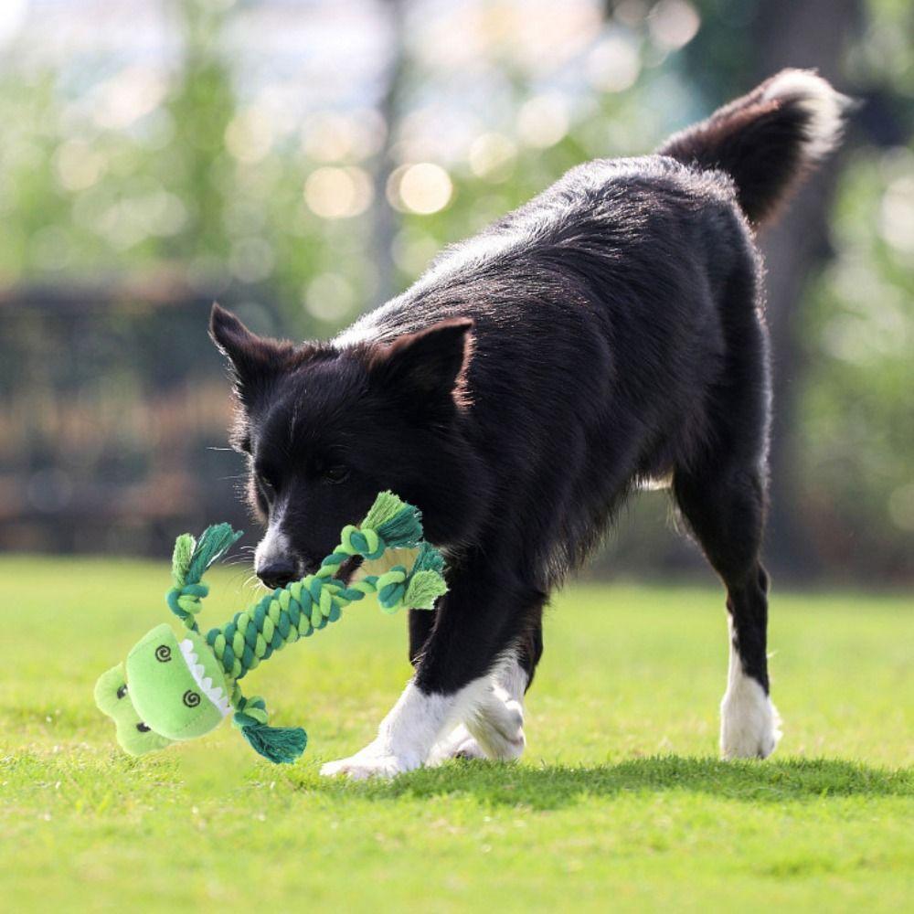 

Bite Resistant Dog Cotton Rope Toys Soft Puppy Chew Toy Pet Training Toy For Cleaning Teeth