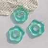 Colorful Flower Pendants DIY Necklace Bracelet Earrings Setting Pendant for Jewelry Making Findings Vanlentines Gift