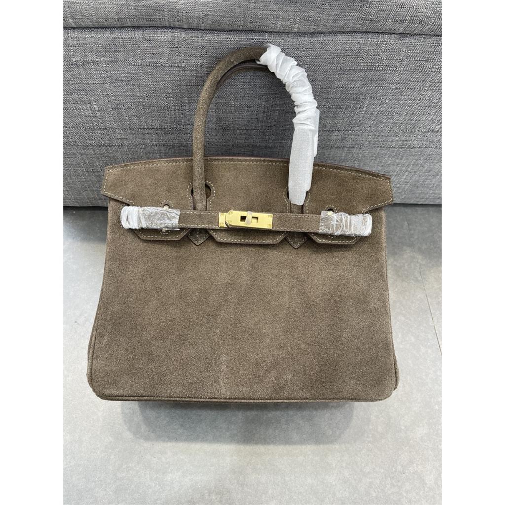 2024 Herbst und Winter neue Leder Damen Tasche matte Leder Wildleder Platin Tasche tragbar Schulter schräg über Körper Tasche