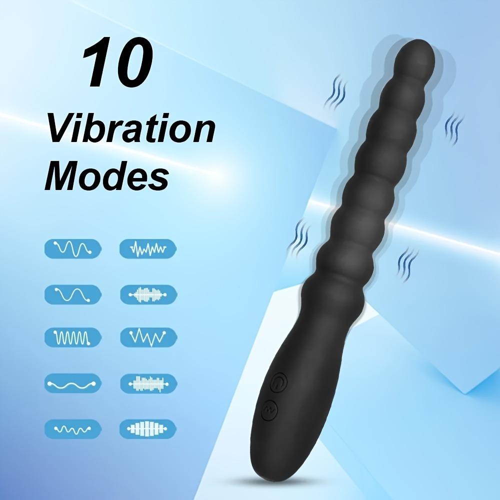 Anal Vibrator Butt Plug Sex Toys for Men Masturbator Flexible Prostate Massager Vibrating Anal Plug Vibrator Anus Stimulation